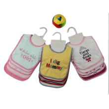 Print Embroidery Baby Bibs for Drooling and Teething